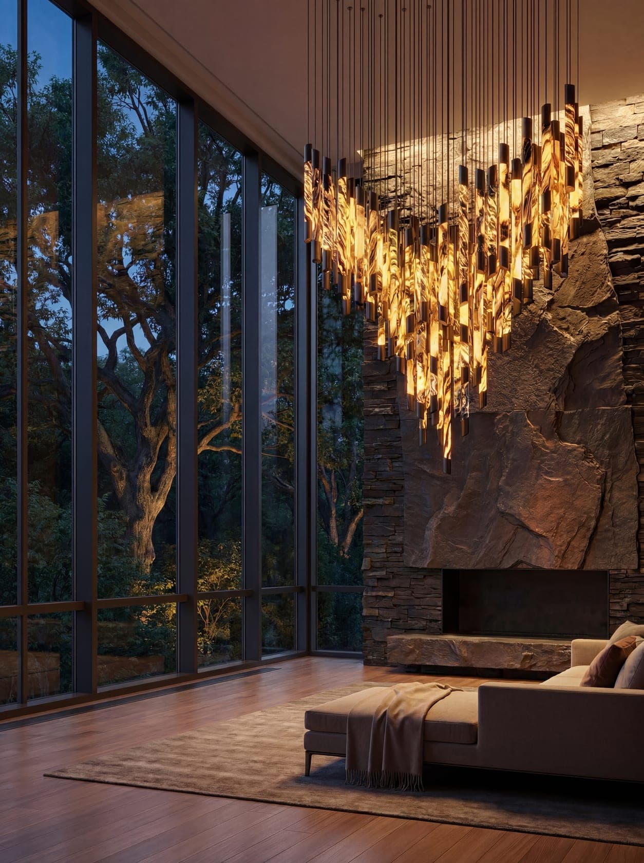 Double-height living room — Vargov®Design — LC0574